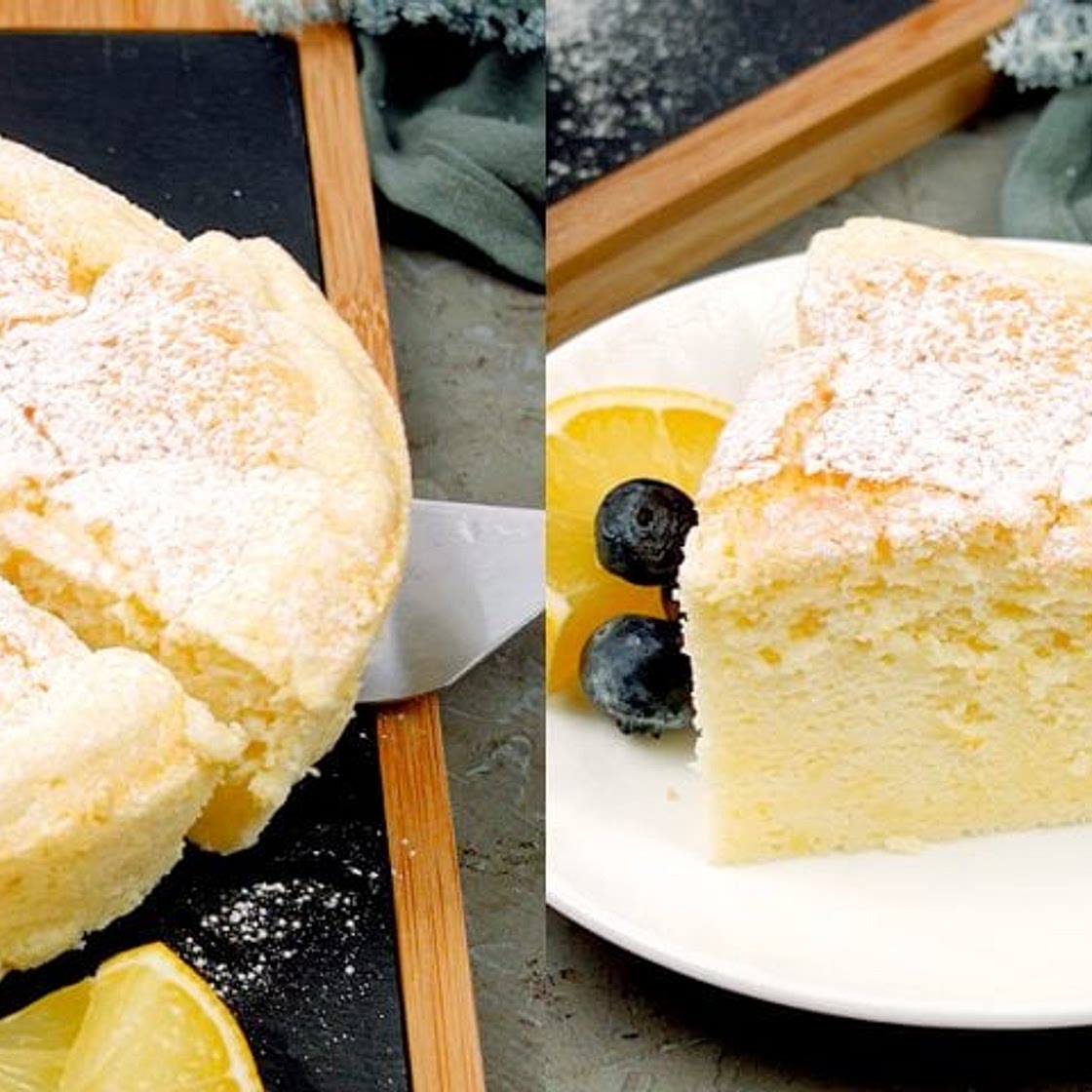 Lemon yogurt fluffy cake: a delight ready with just a few ingredients!