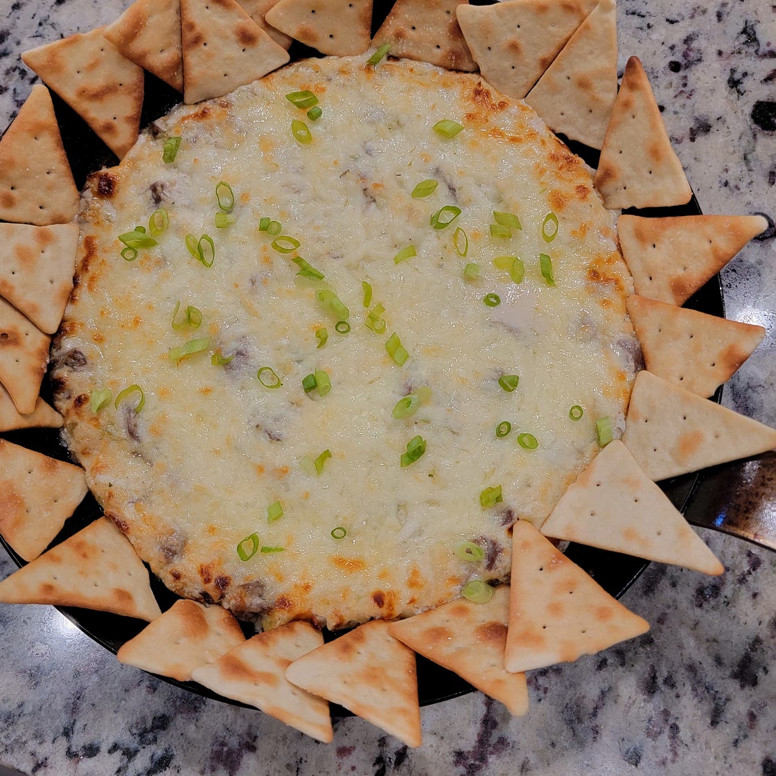 Tailgating with Chef: Philly Cheese Steak Dip😋