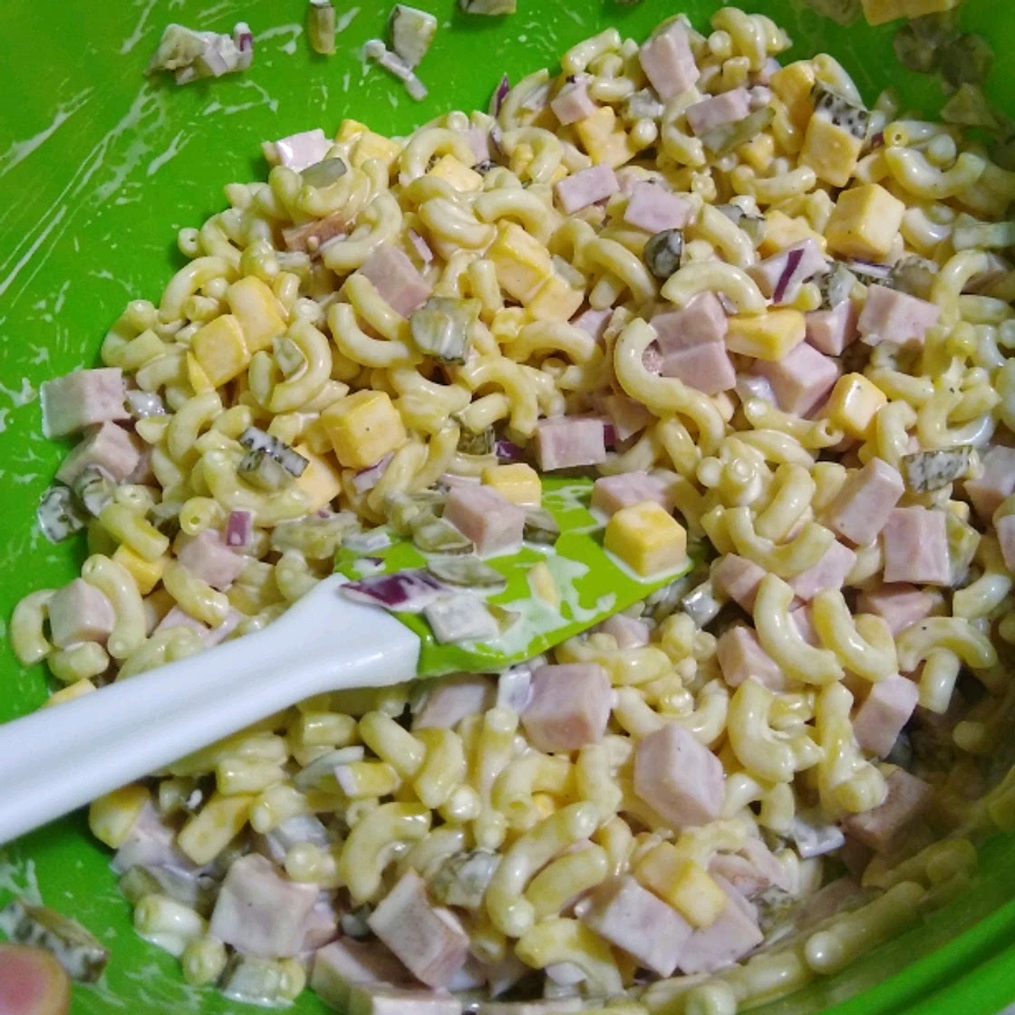 Ham and Shell Salad