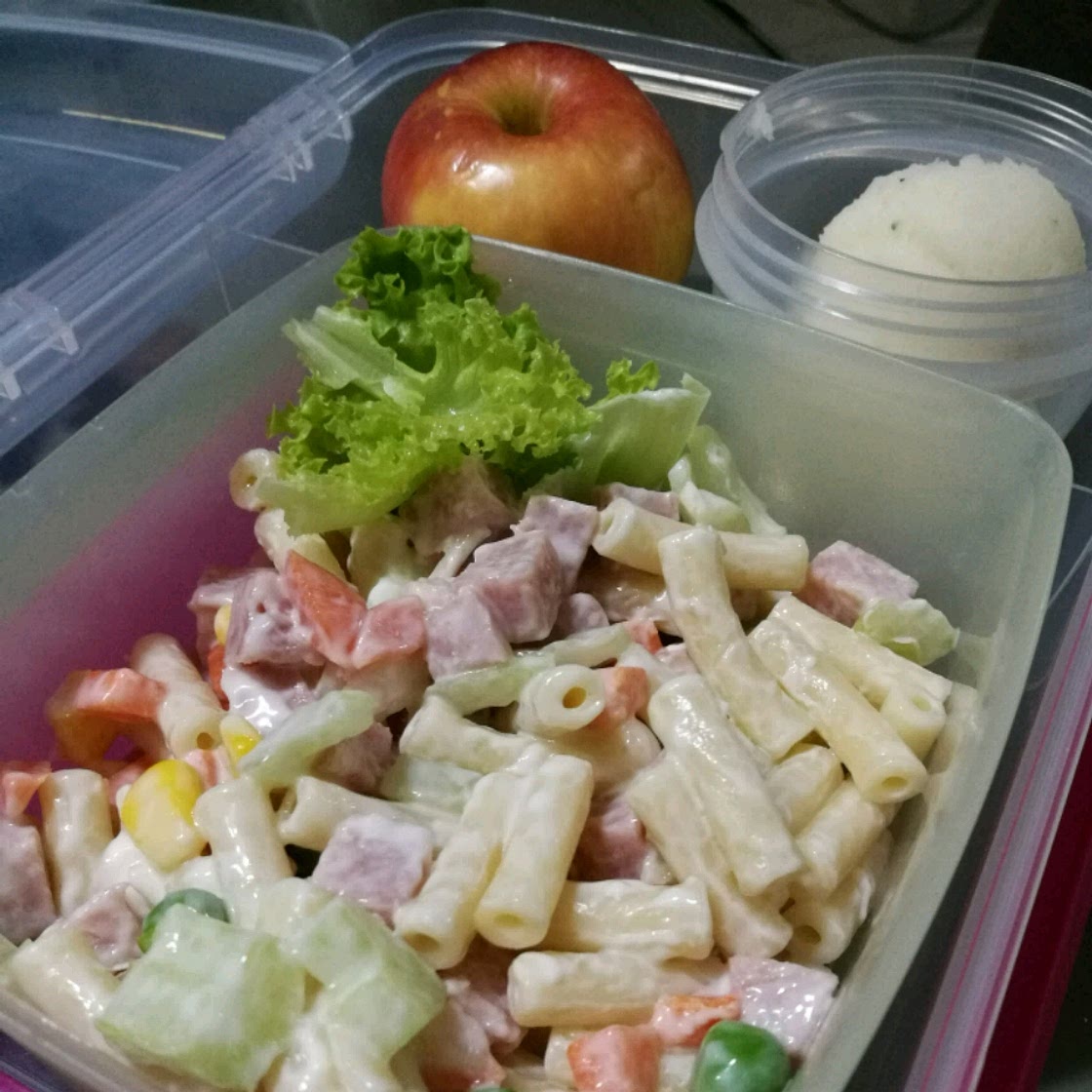 Ham and Shell Salad