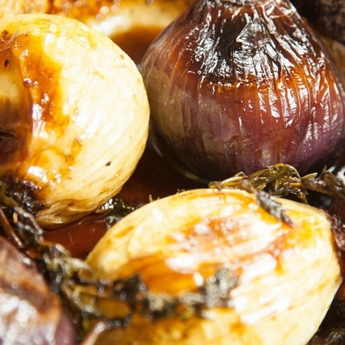 Simple roasted onions