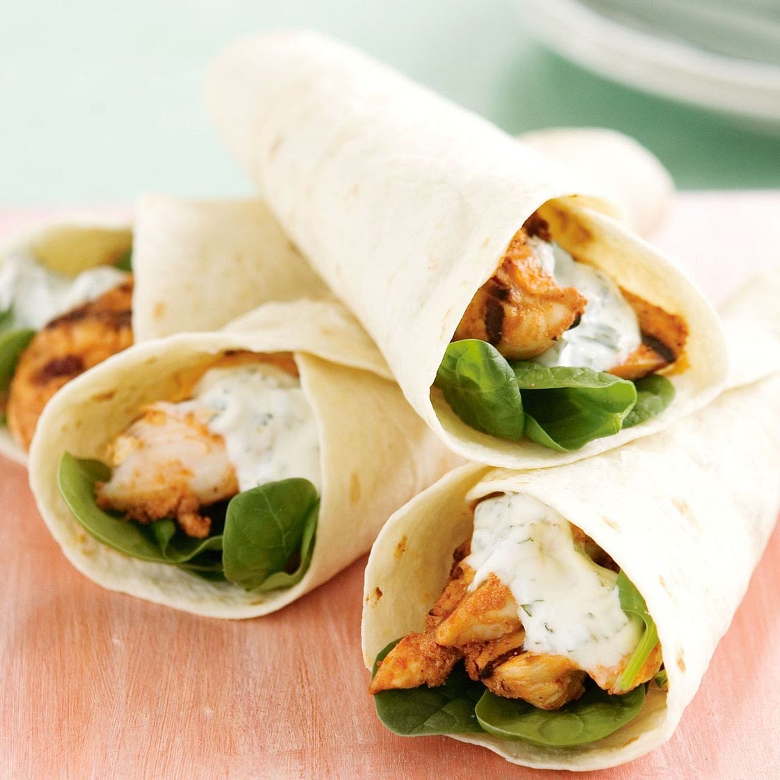 tandoori chicken wrap