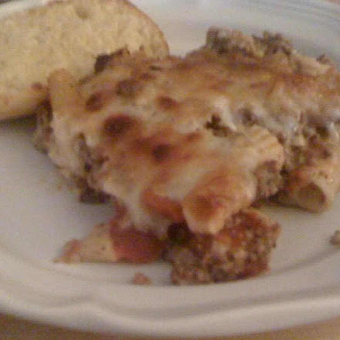 Baked Pasta Bolognese with Bechamel Sauce