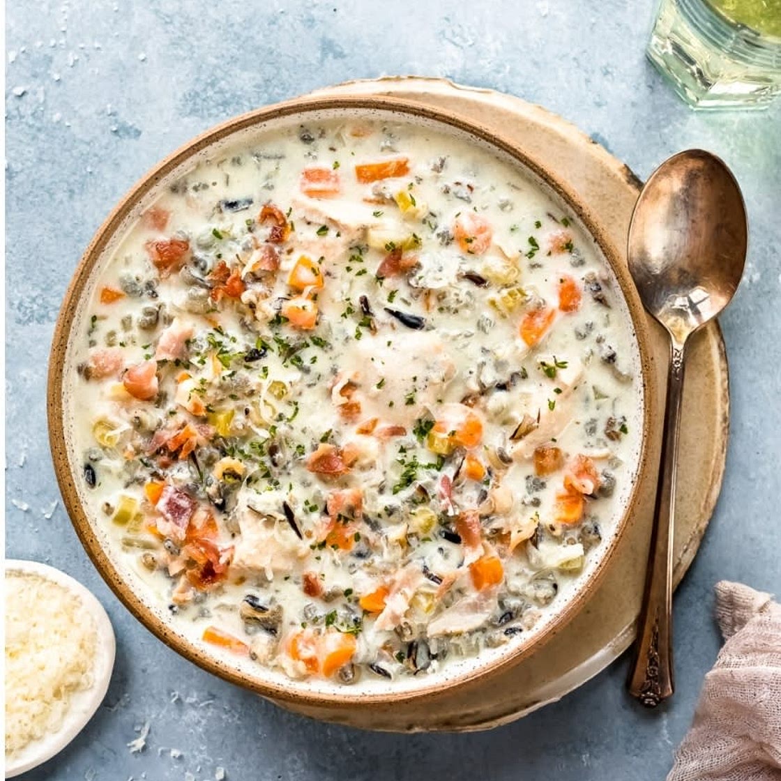 Chicken wild rice soup