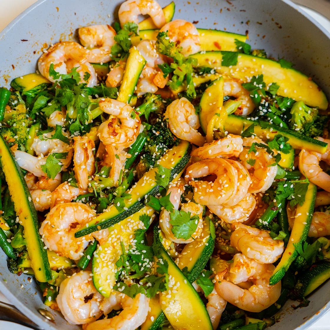 15 Min Shrimp Stir Fry — Low Carb Love™