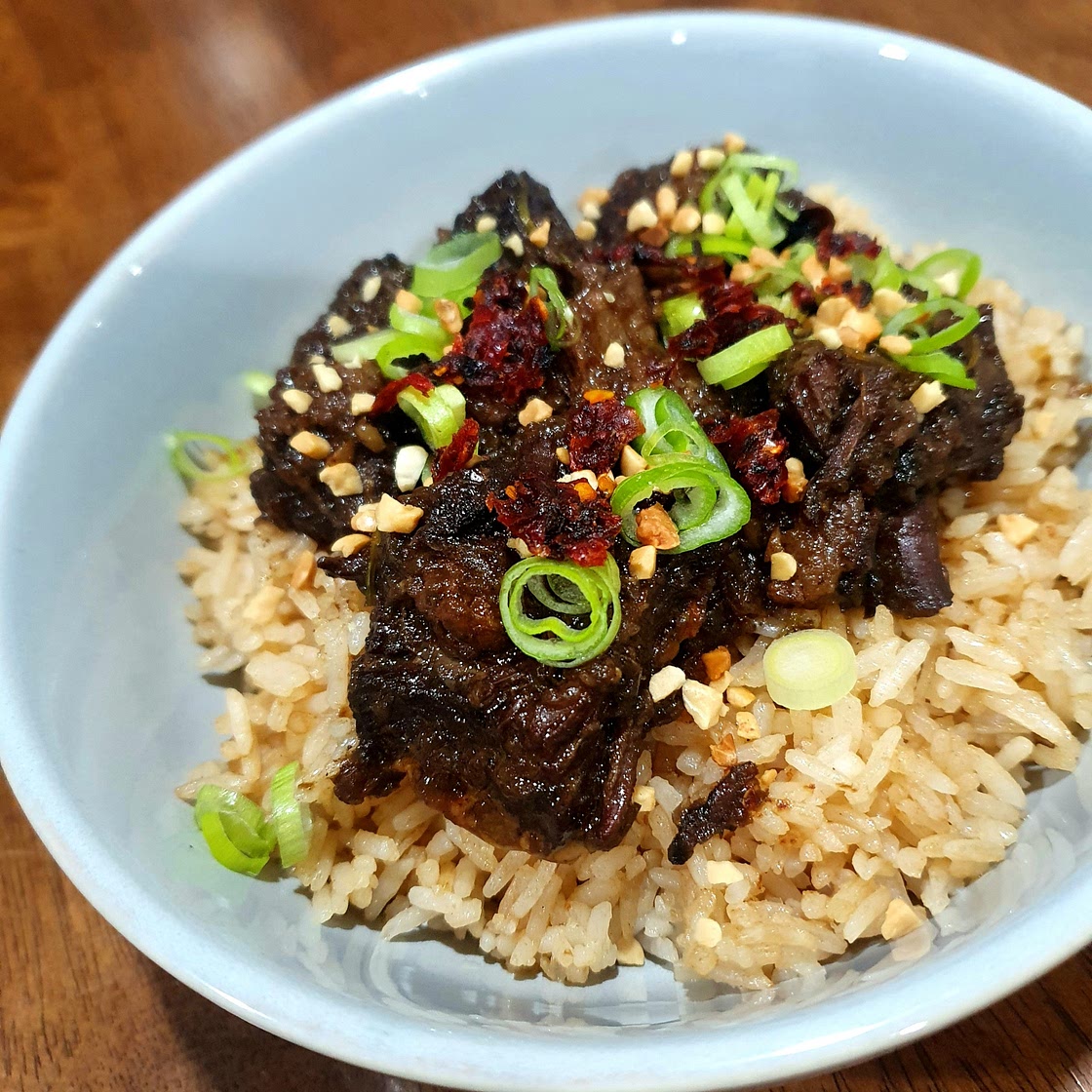 Chinese braised beef with ginger