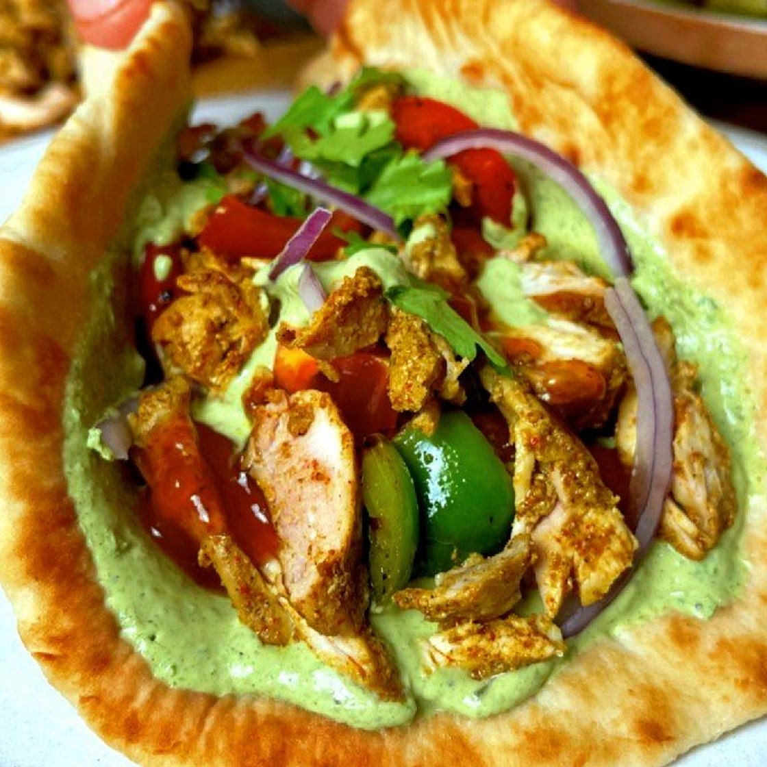 Chicken Curry Gyros | Ultimate Fakeaway Recipe | MYPROTEIN™