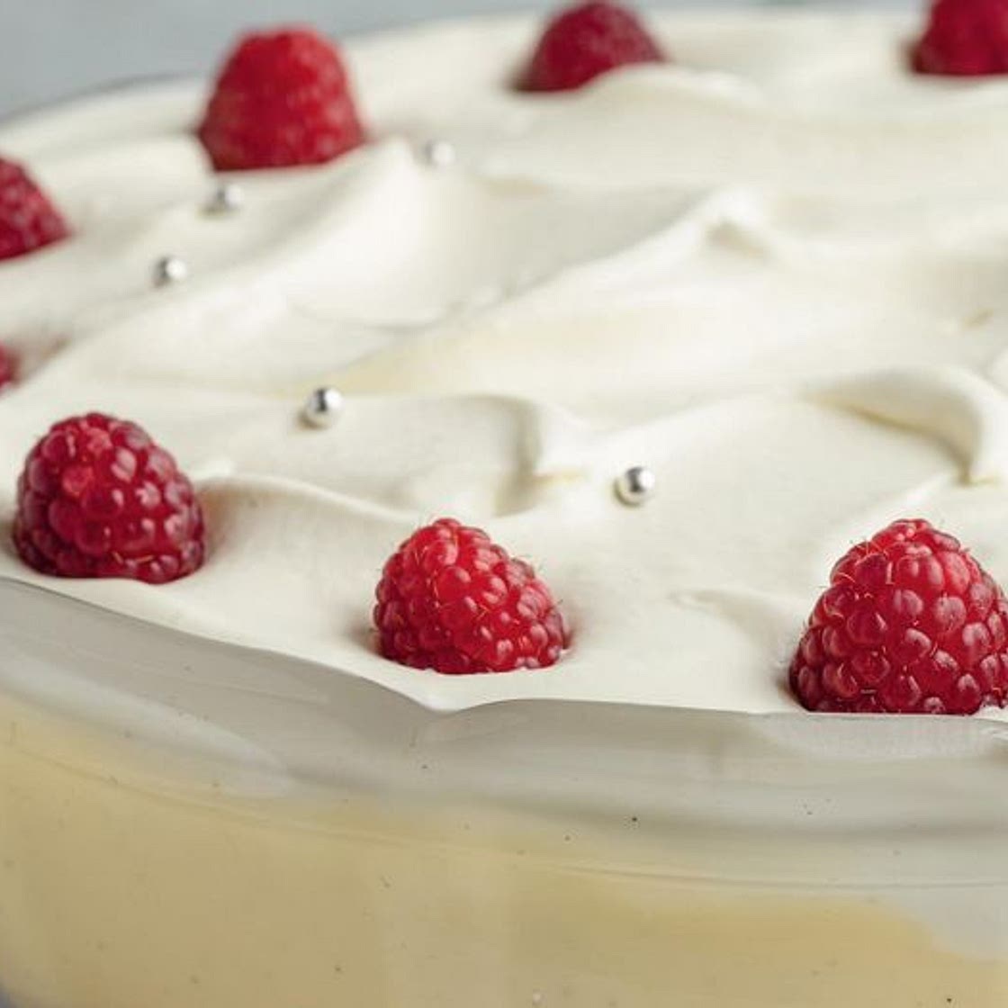 Raspberry Jelly Trifle