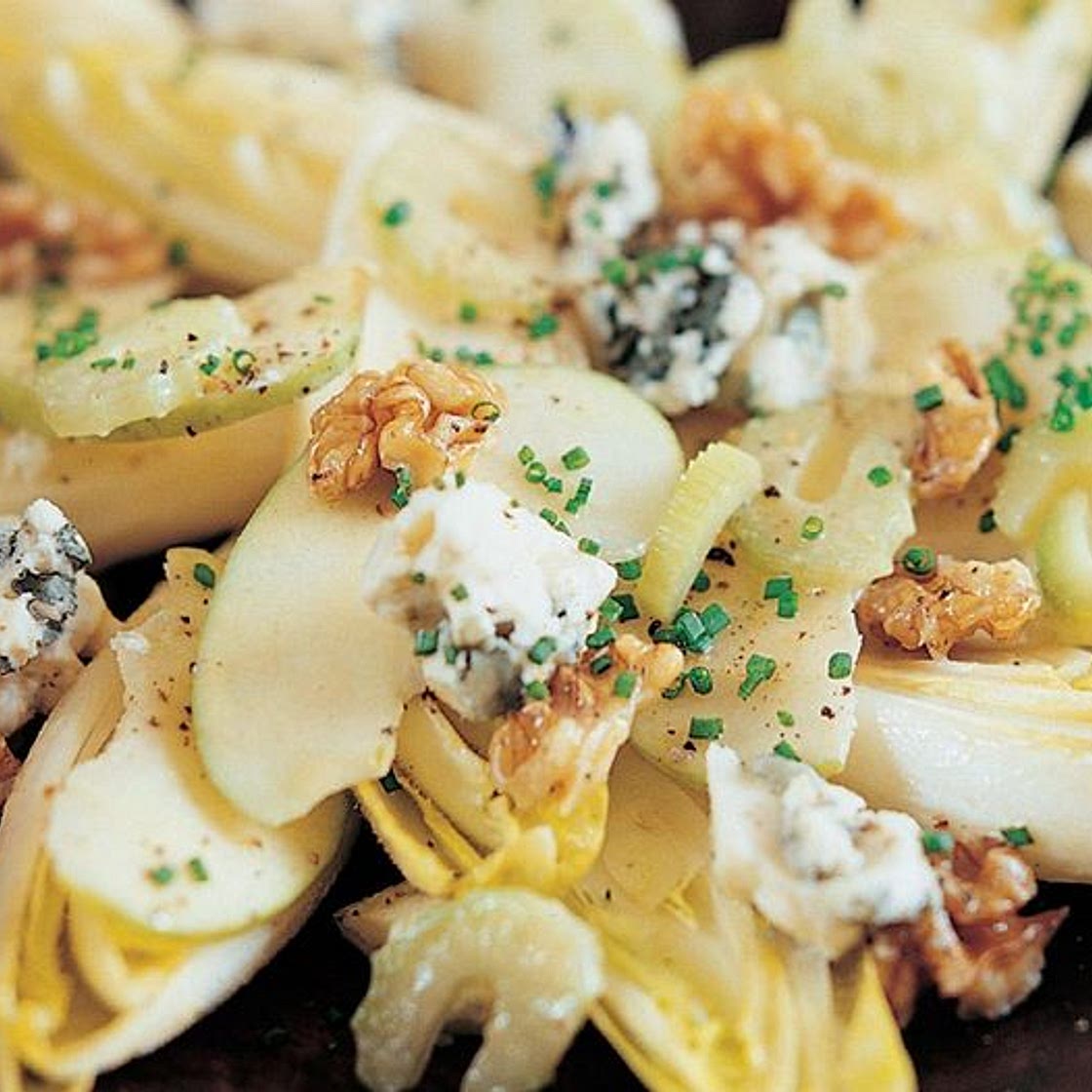 Roquefort, Walnut and Chicory Salad