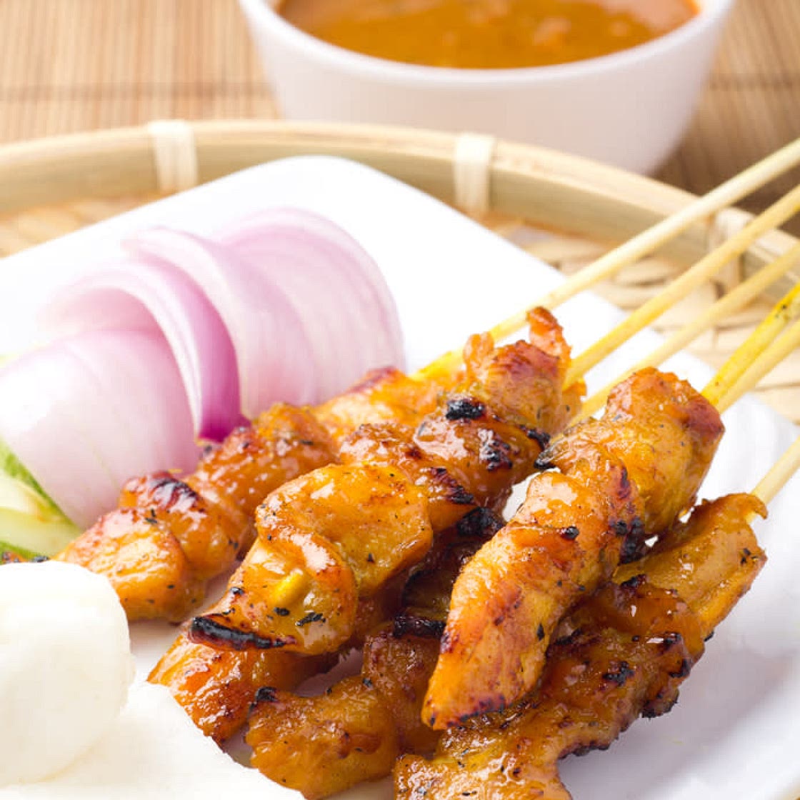 Singapore Chicken Satay