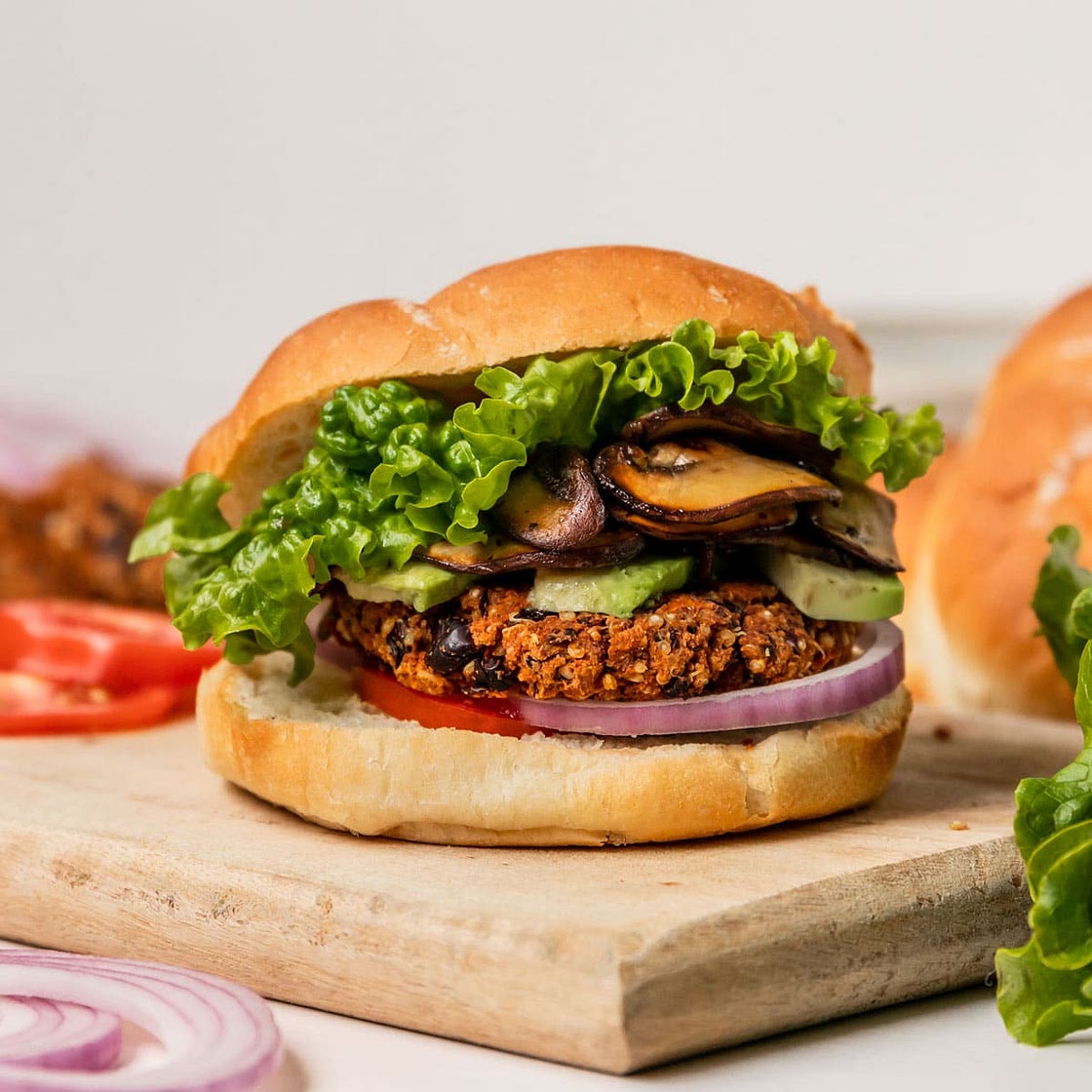 Vegan Black Bean Quinoa Burger