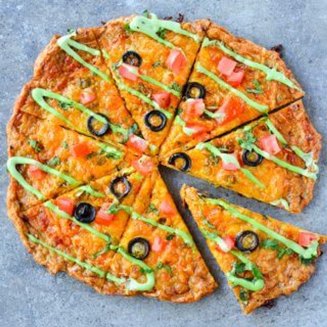 Chicken Crust Taco Pizza - Low Carb & Keto