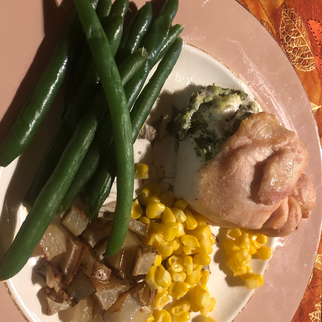 Skinny Spinach Stuffed Chicken Breast