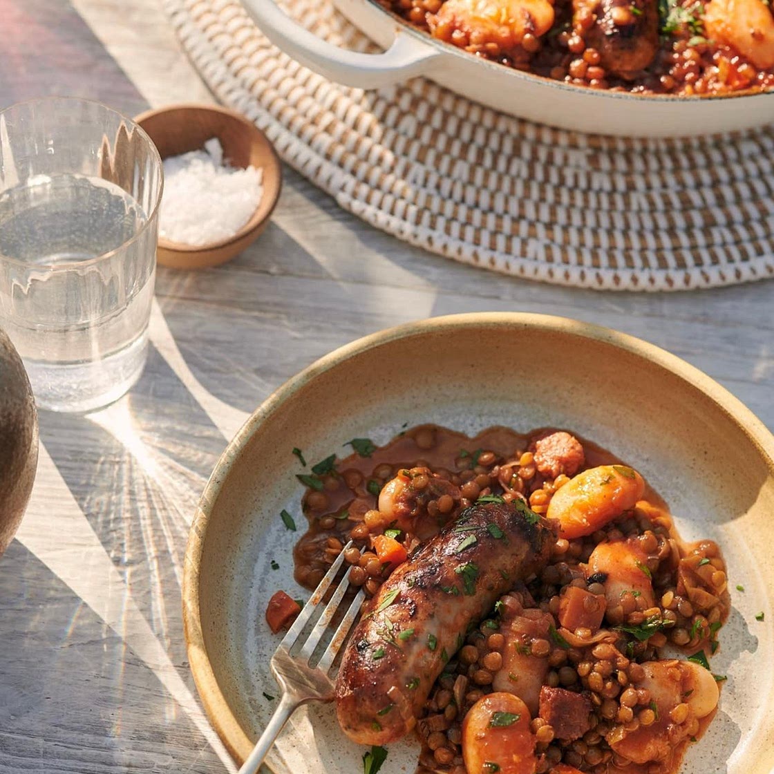 Sausage and Chorizo casserole