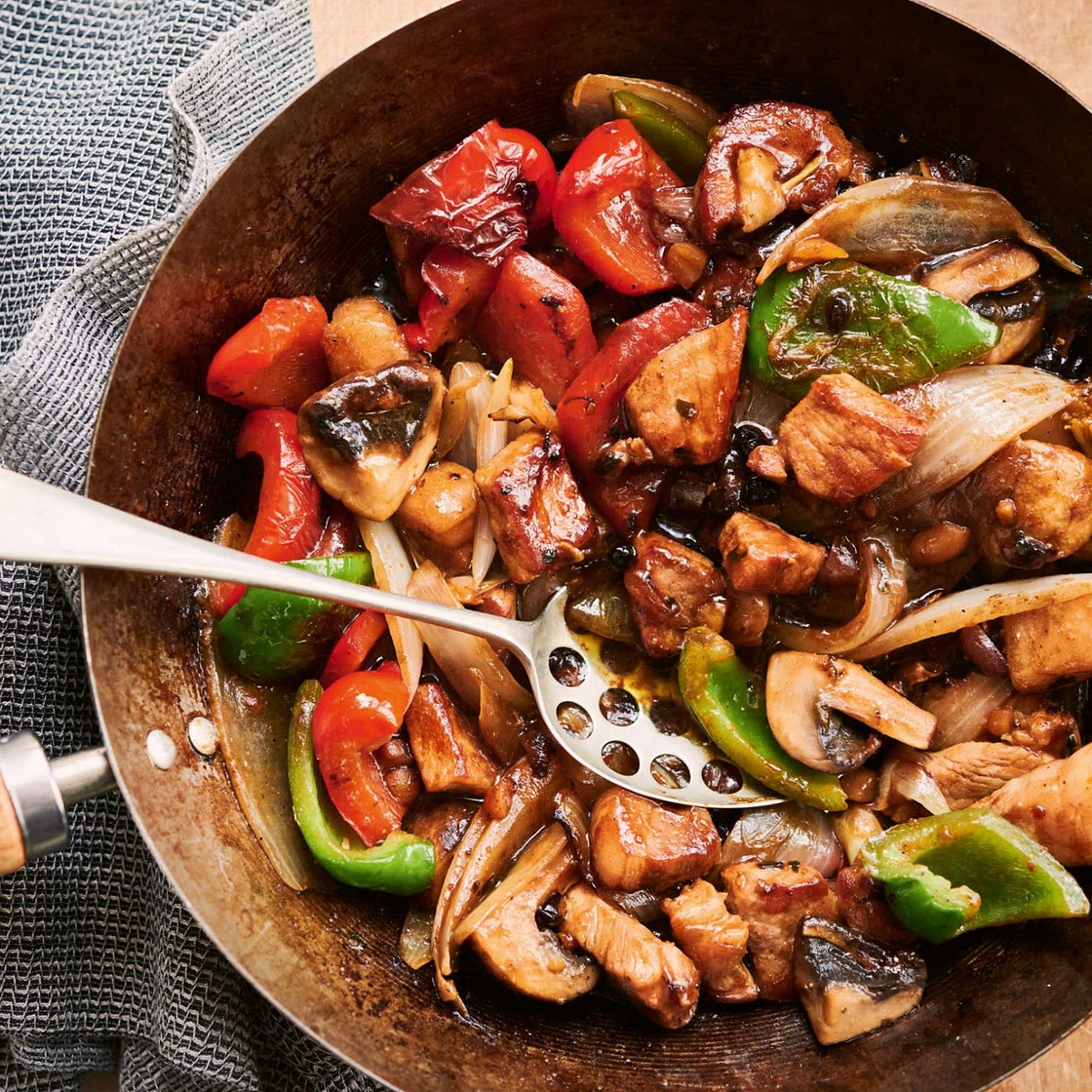 Pork Loin in Blackbean Sauce