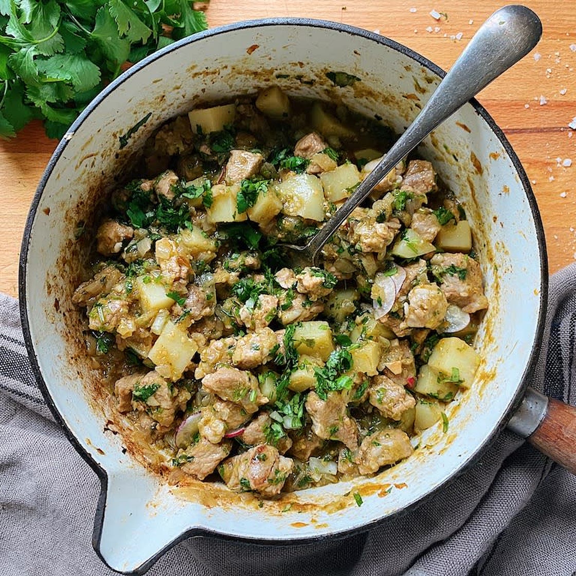 Pork in Salsa Verde Tacos