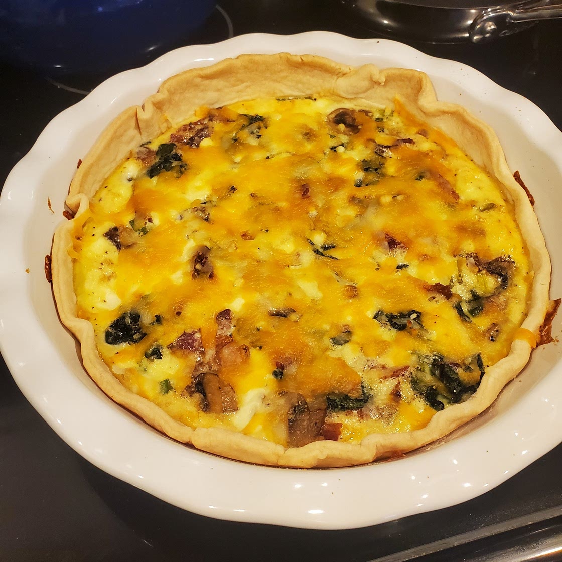 Bacon & Veggie Quiche