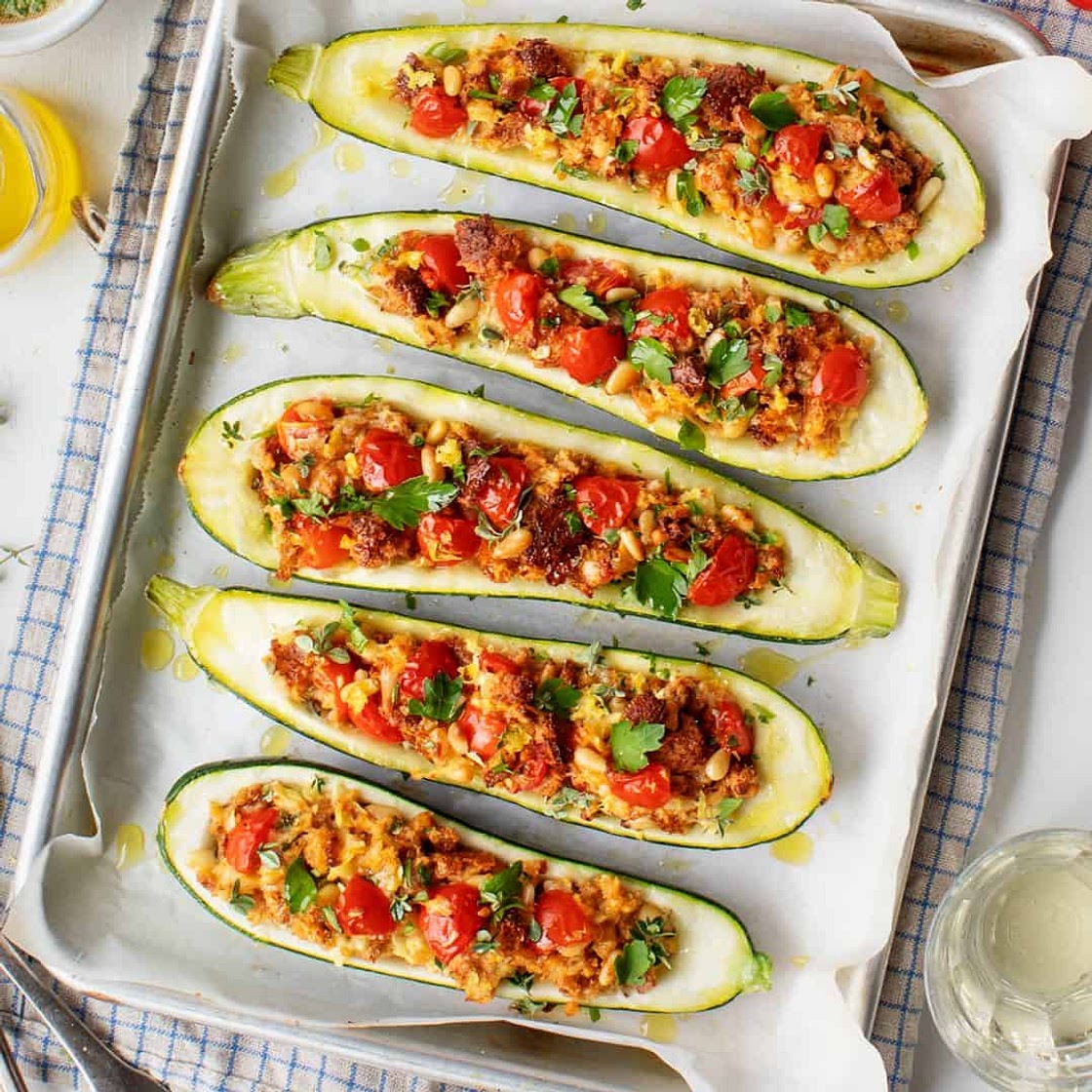 Stuffed Zucchini Boats