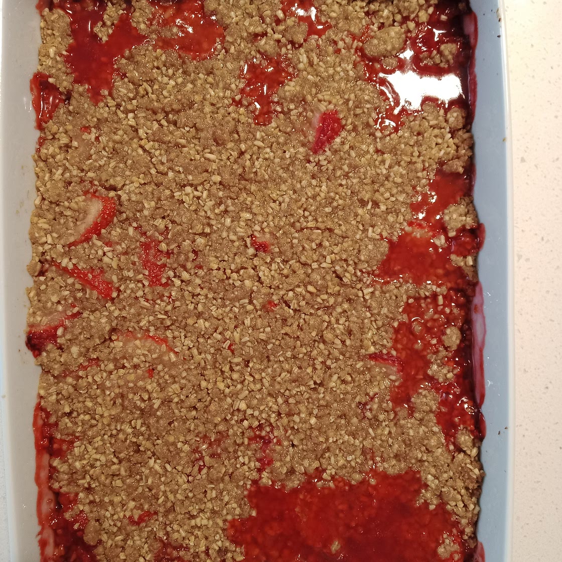Strawberry Crumble