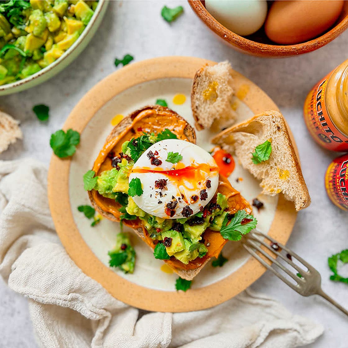 Avocado Toast With Poached Egg