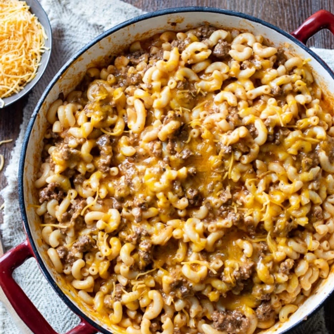 Hamburger Mac and cheese