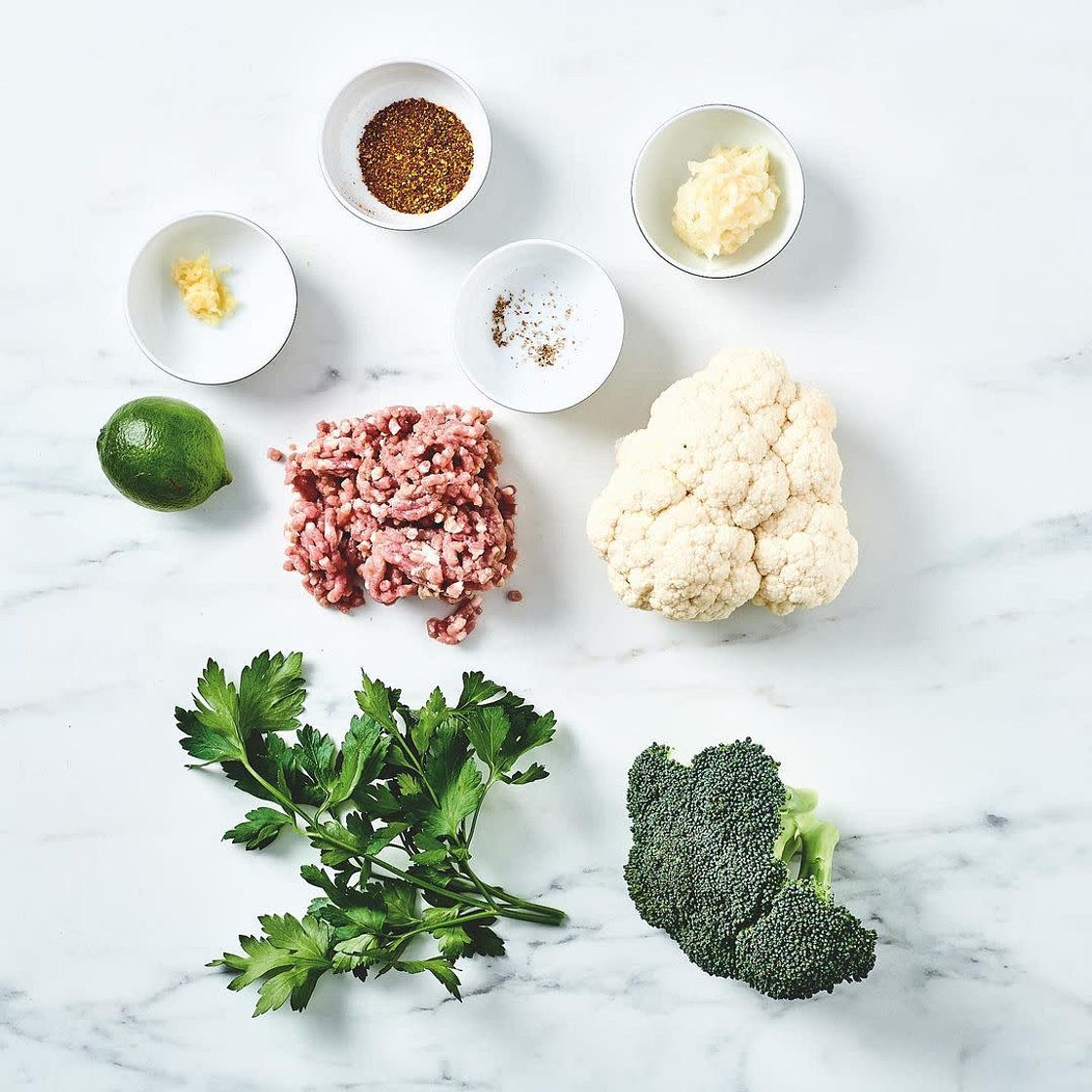 Boulette d’agneau et taboulé de choux fleur de Jean François Piège