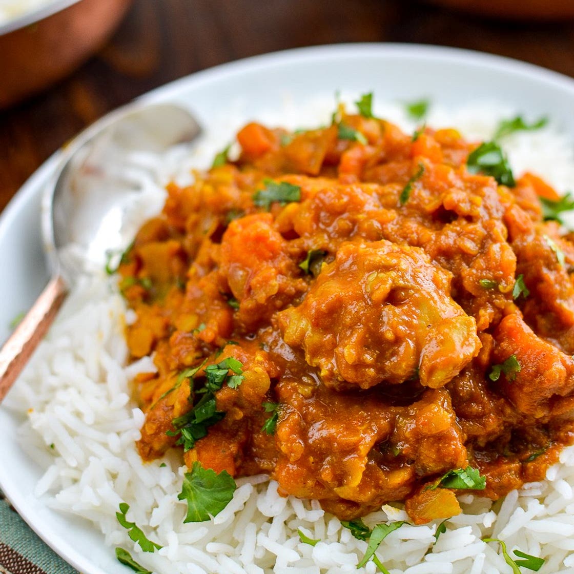 Syn Free Chicken, Sweet Potato and Lentil Curry (Stove Top and Instant Pot)