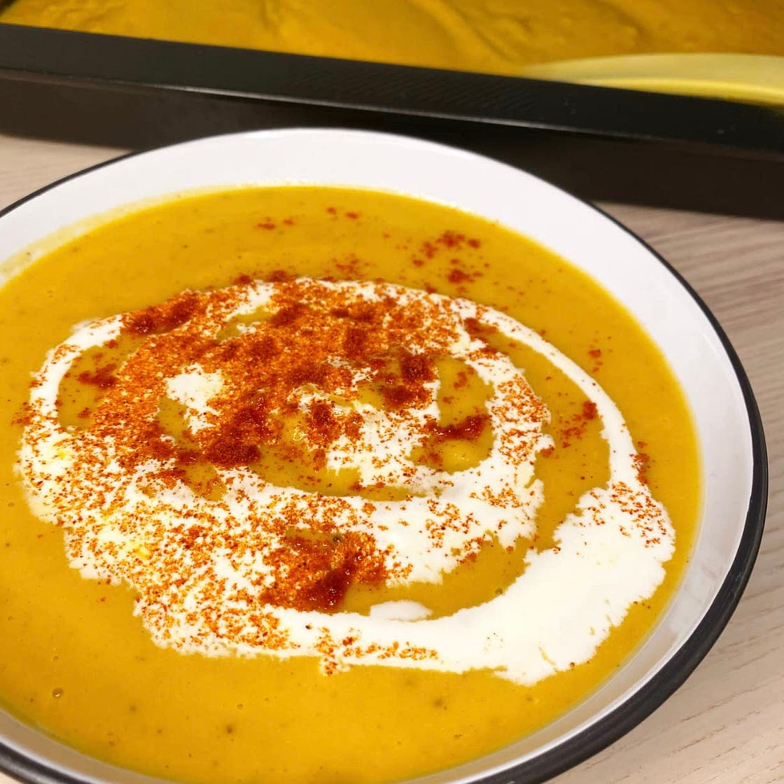 Boursin, Garlic & Butternut Squash Soup