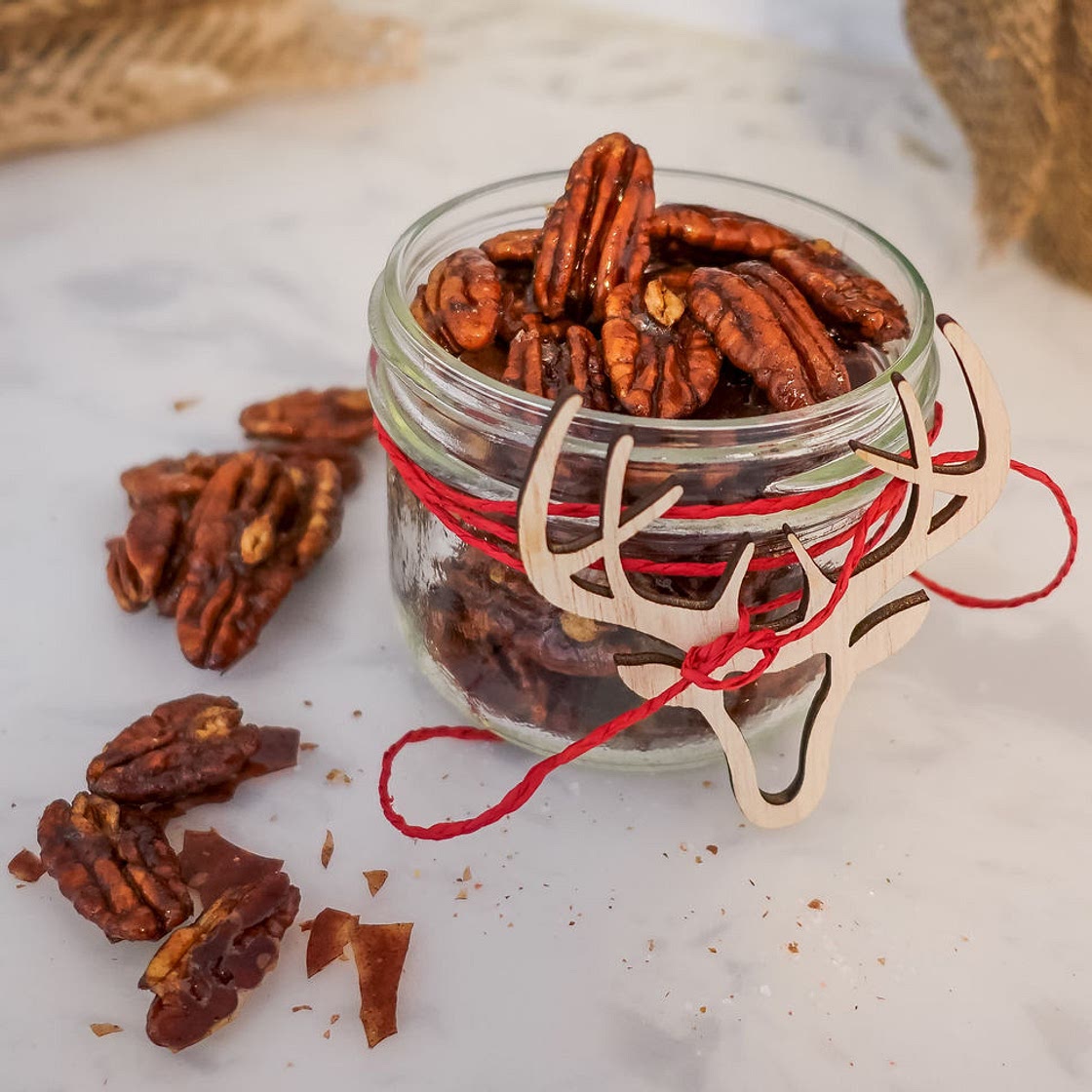 Maple Glazed Pecans