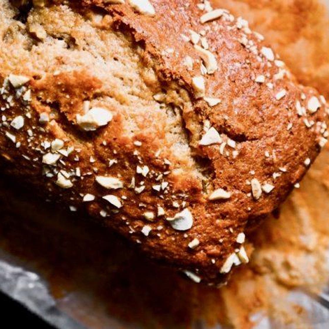 Superfood pumpkin bread with flax seeds