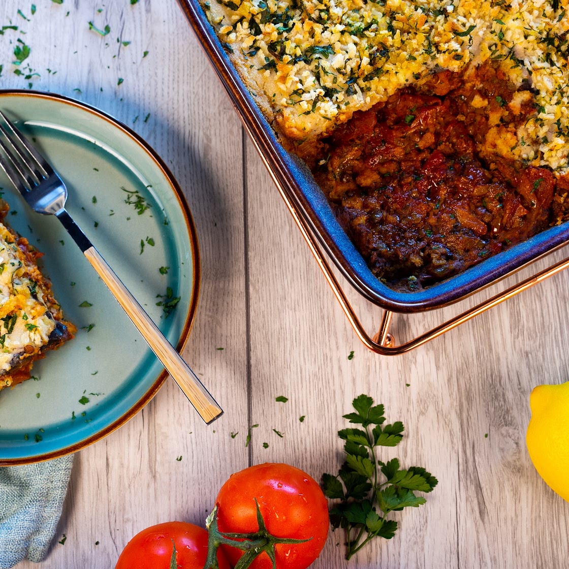Egyptian Style Vegan Moussaka by Pureety