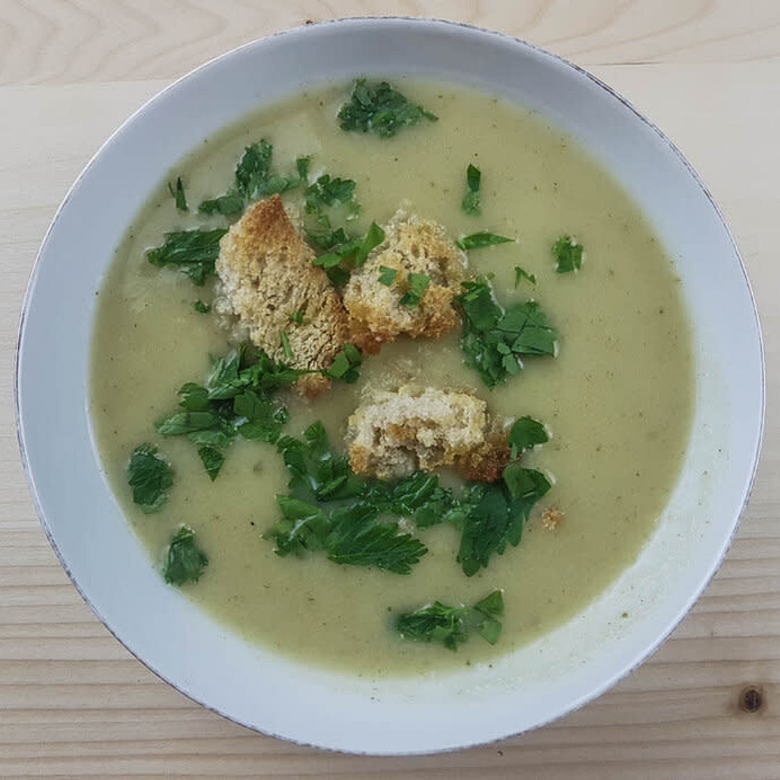 Parsley soup