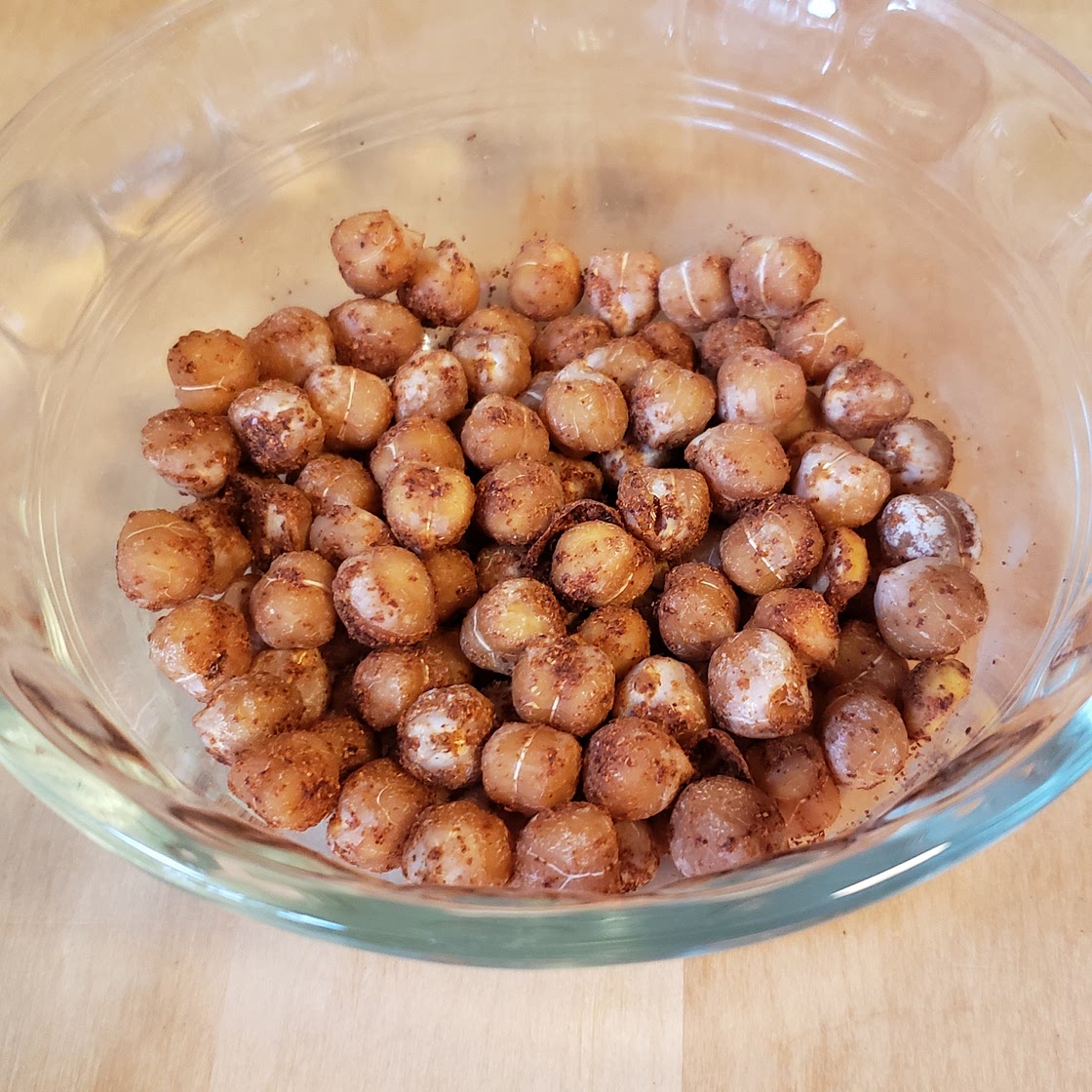 Spicy roasted chickpeas