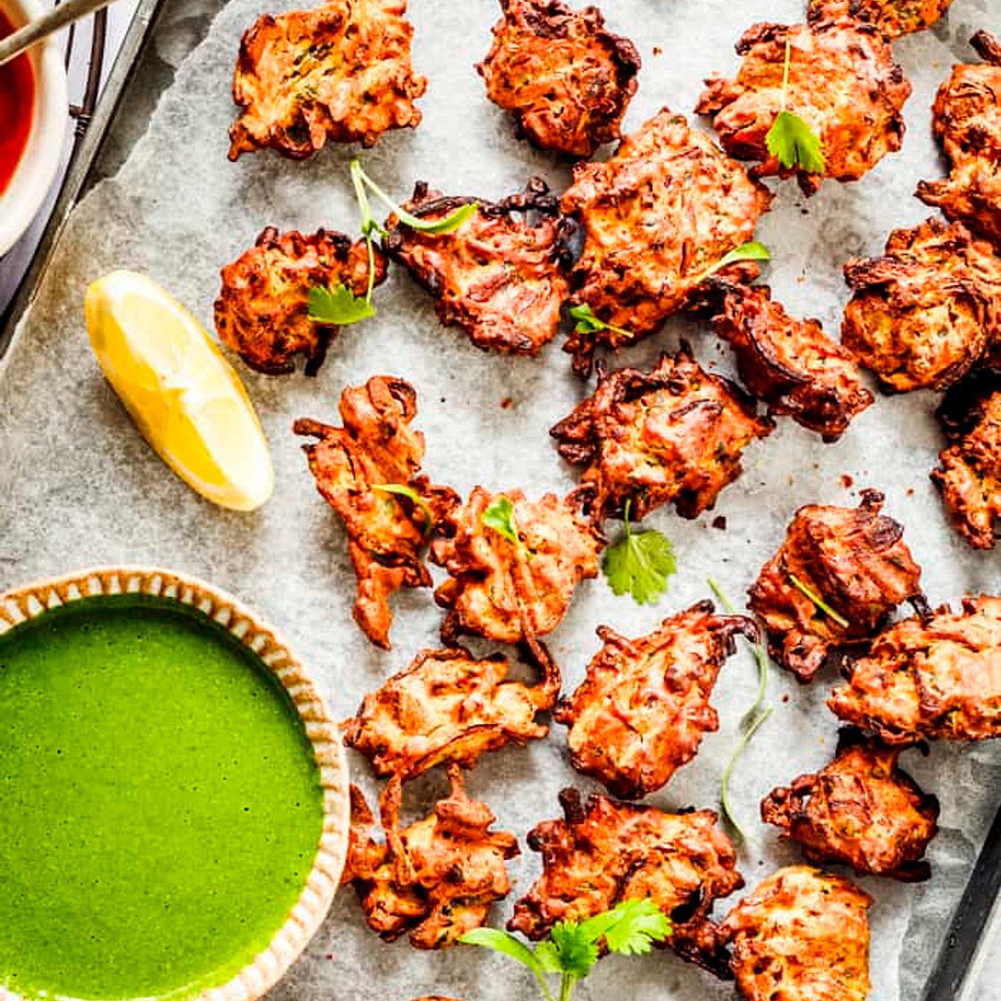 Air fryer Onion Bhaji recipe