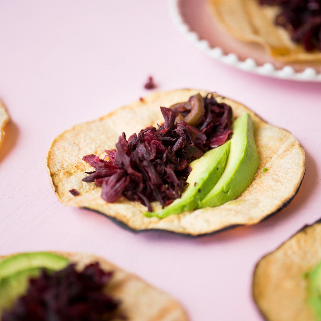 Hibiscus tacos