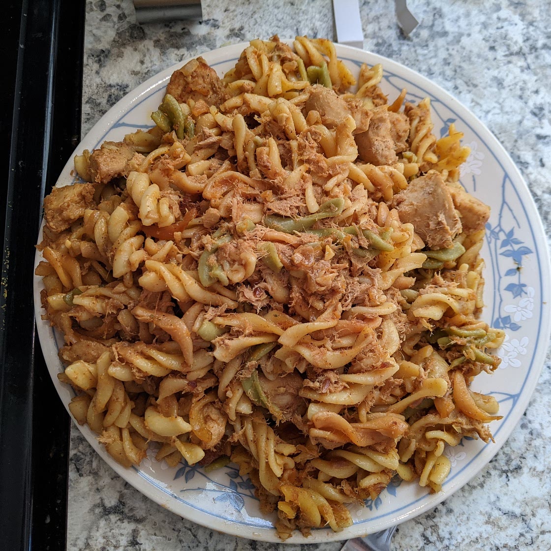 Chicken and Tuna pasta