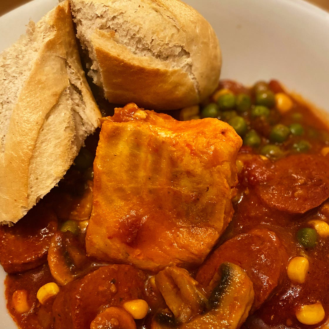 Cod and Chorizo Stew