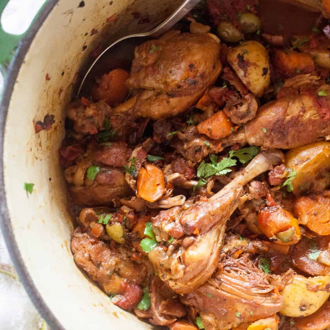 Pollo en Fricase (Chicken Fricassee)