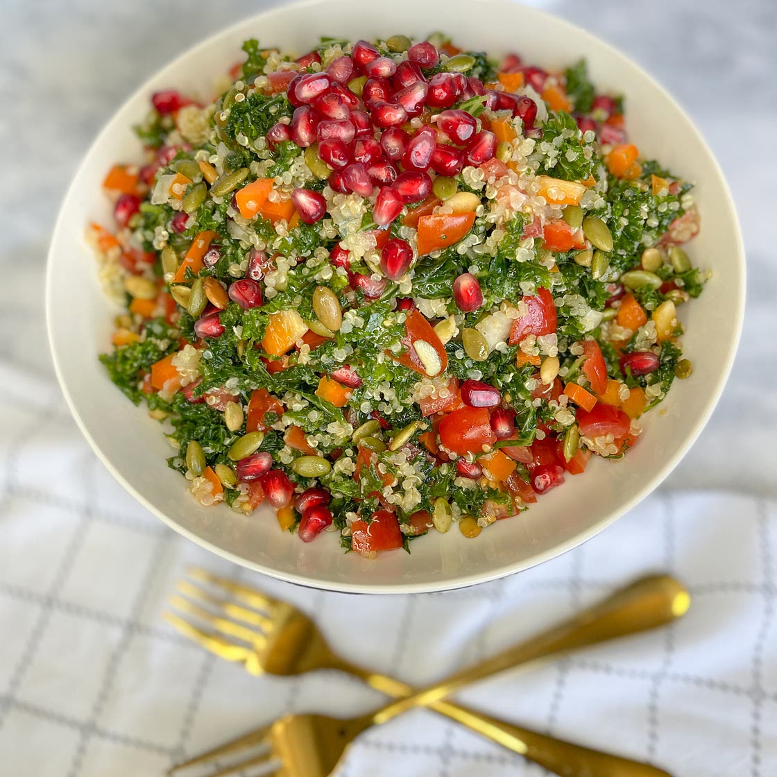 Kale and quinoa salad 