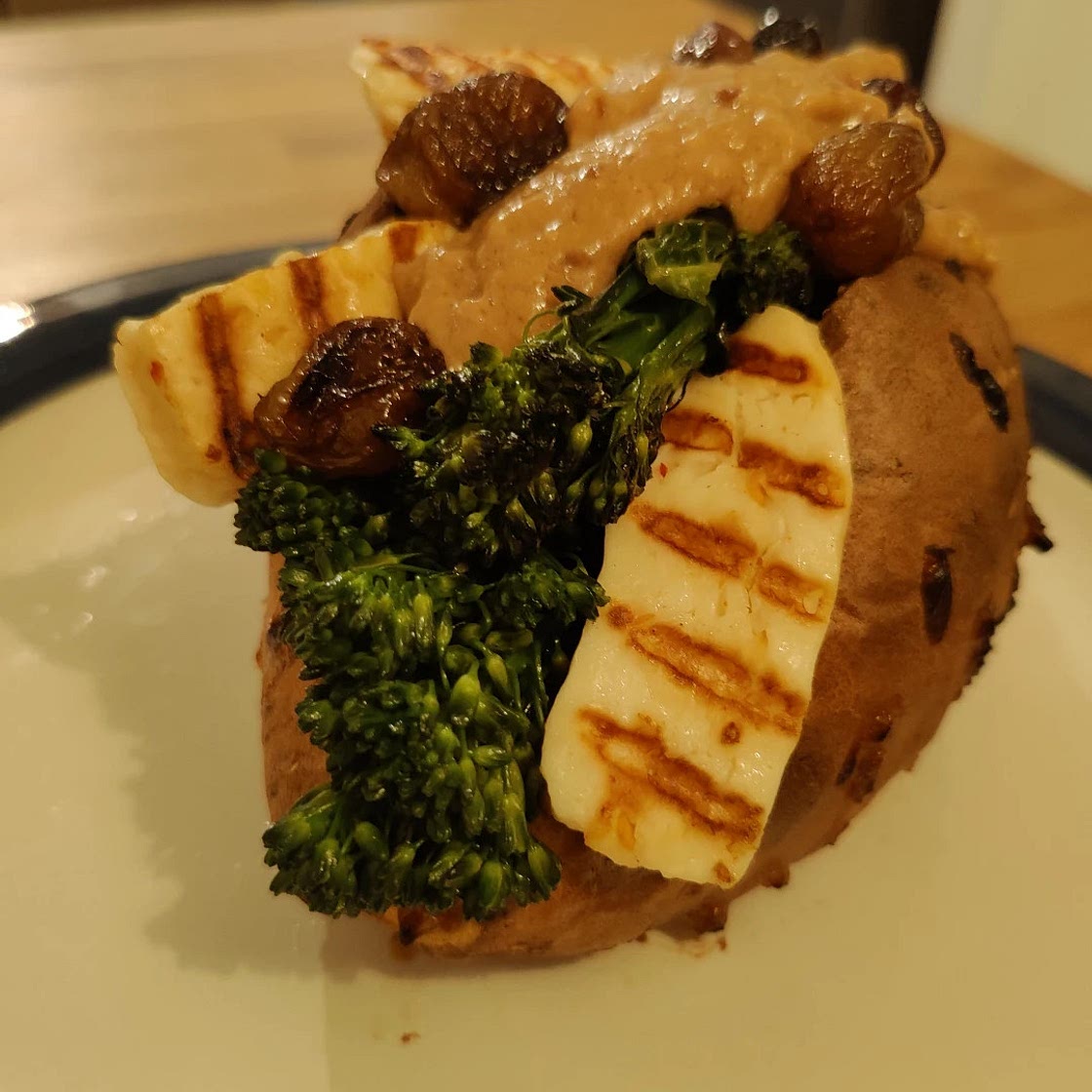 Satay Sweet Potatoes
