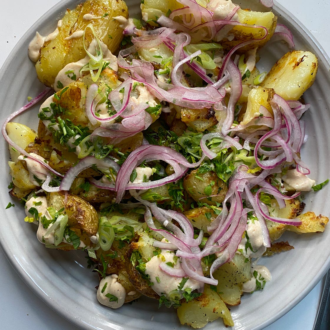 Crispy Smashed Potatoes