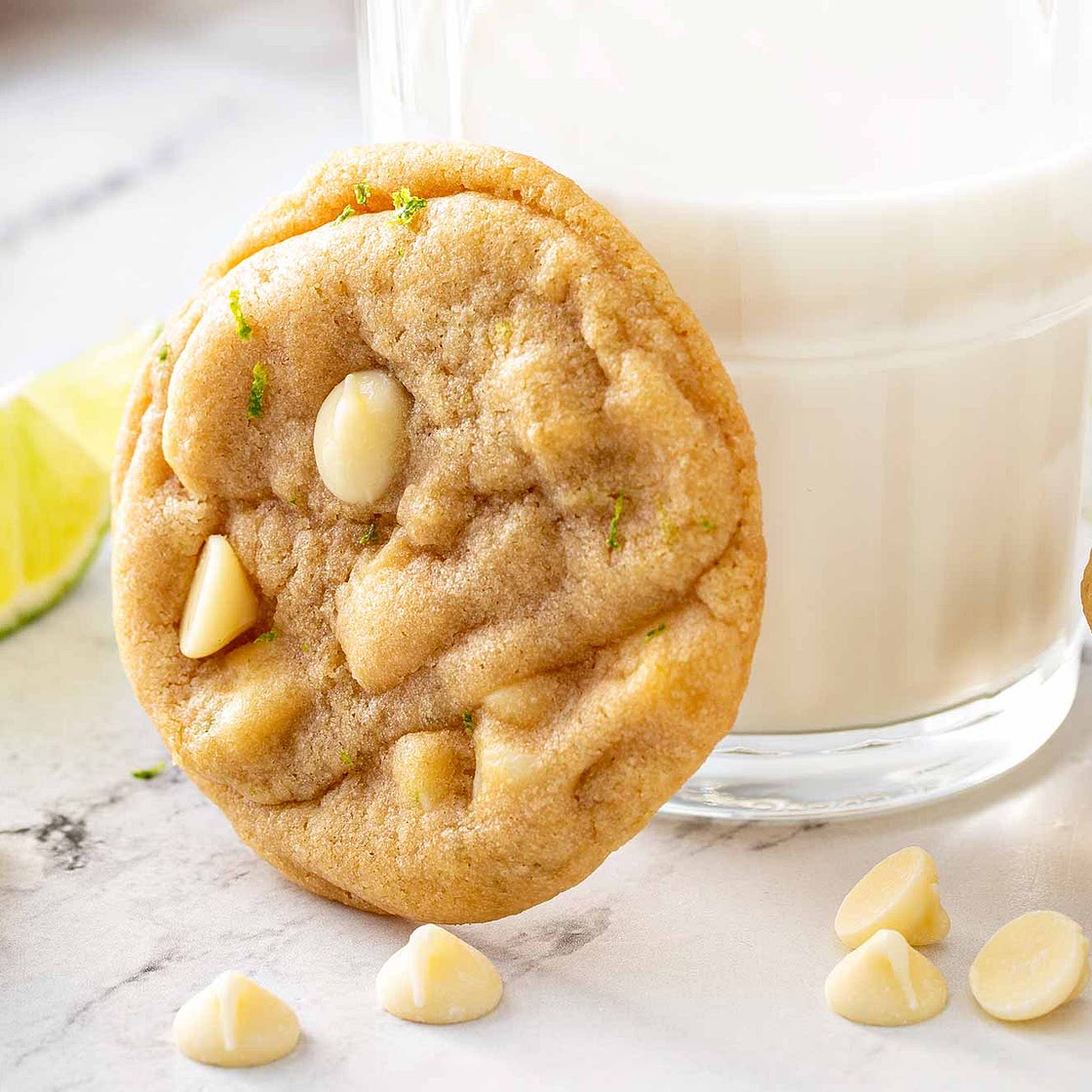 Key Lime White Chocolate Chip Cookies
