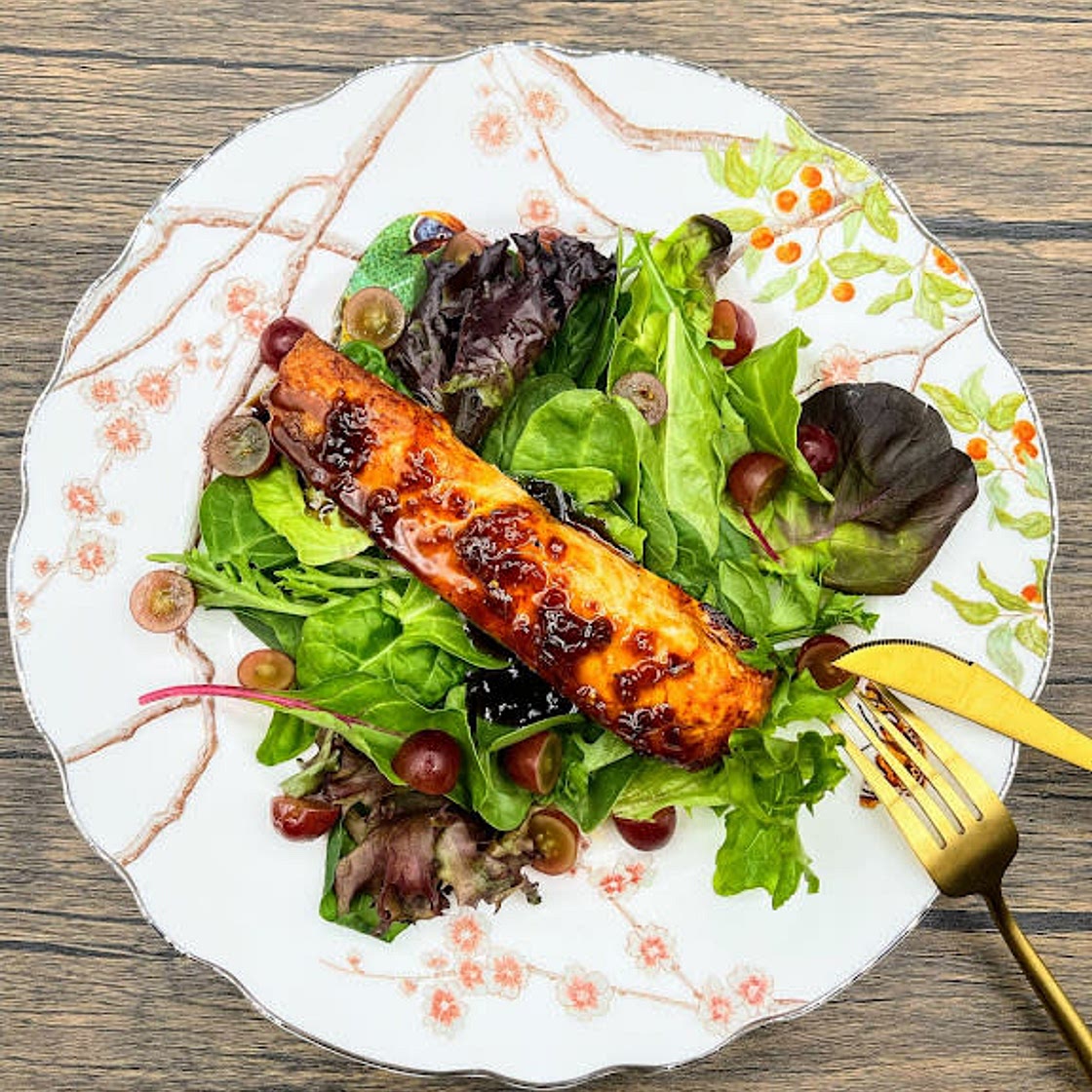 Guiness Glazed Salmon