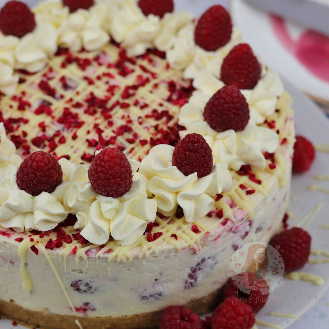 White Chocolate and Raspberry Cheesecake!