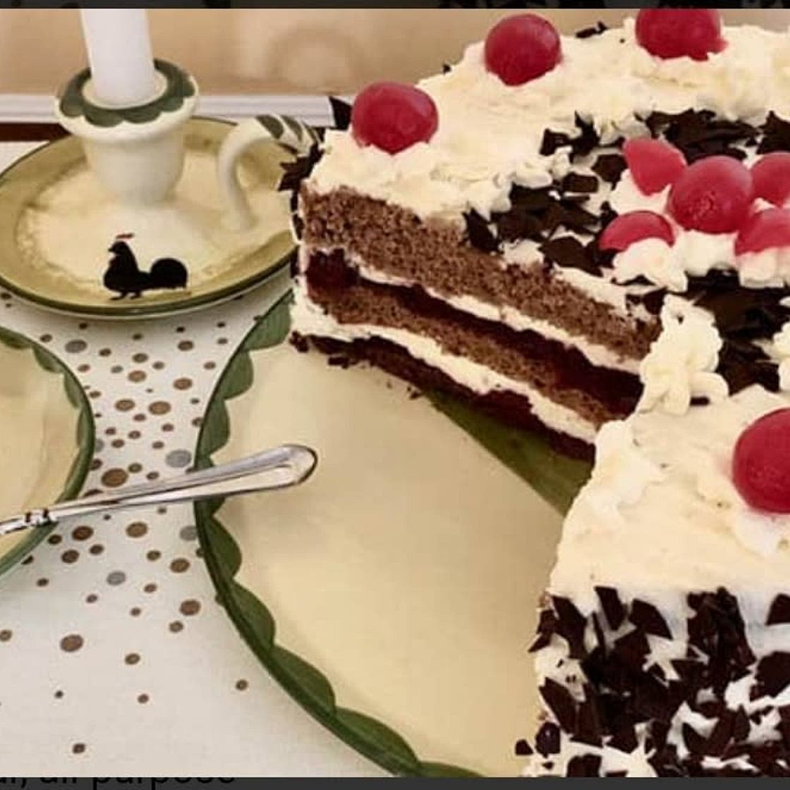 Traditional Black Forest Cake-Schwälder Kirschtorte