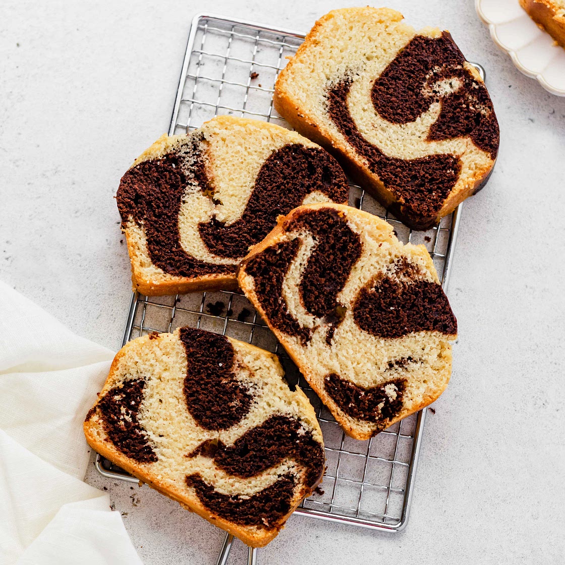 Vegan Marble Loaf Cake
