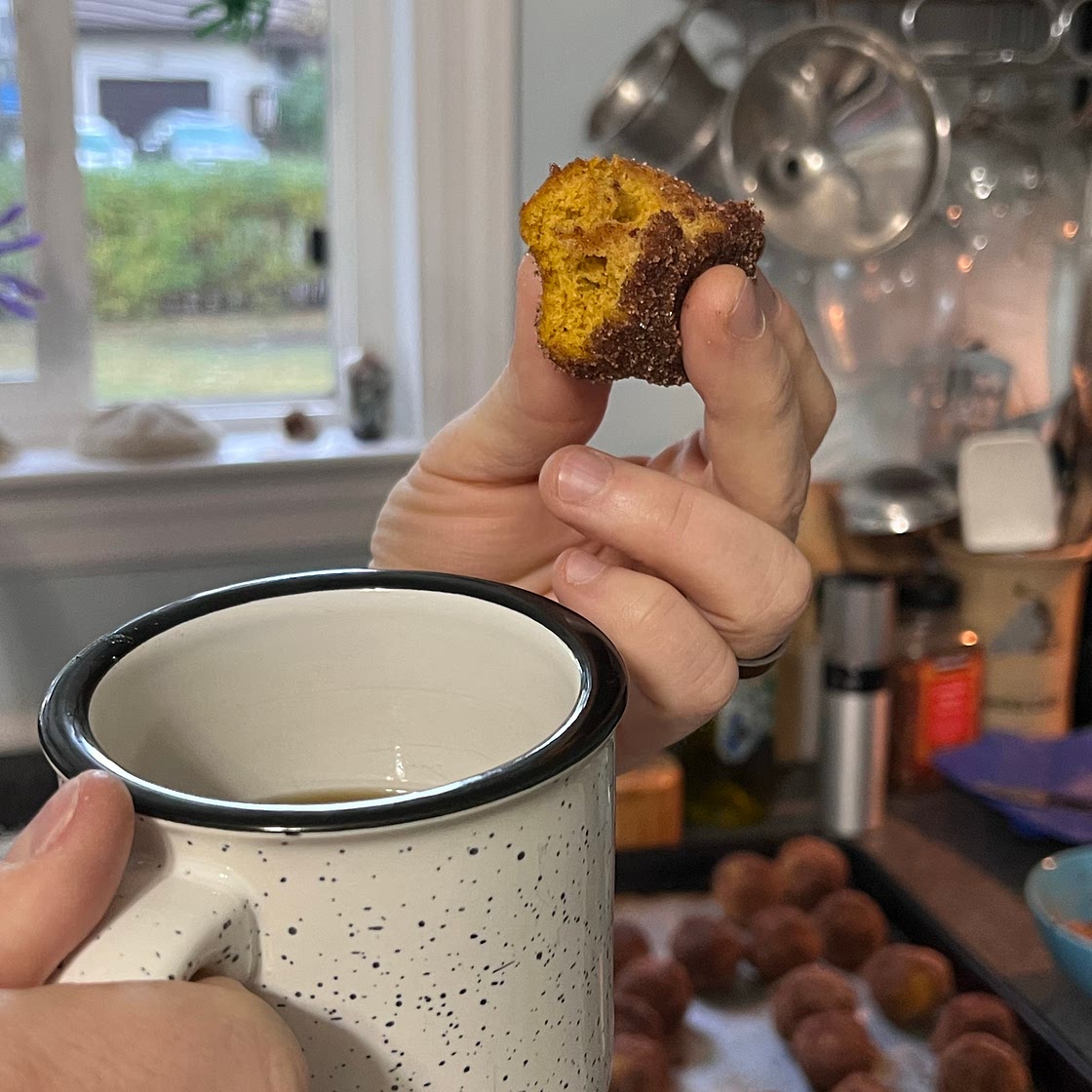 Pumpkin Donut Holes