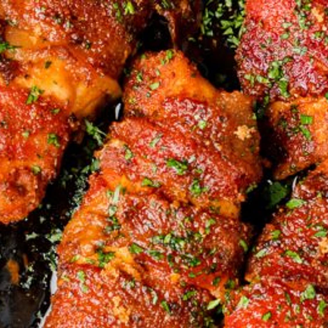 Keto Brown Sugar Bacon Wrapped Chicken