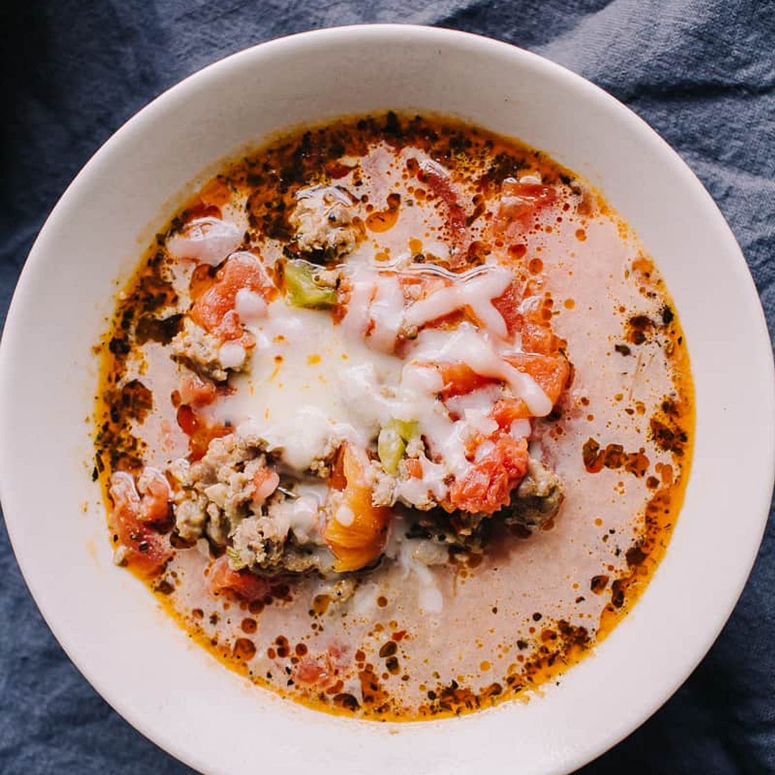 Low Carb Italian Sausage Soup