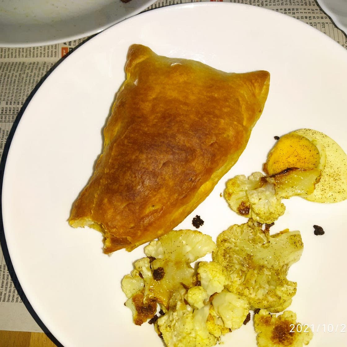 Chicken and Spinach in Puff Pastry
